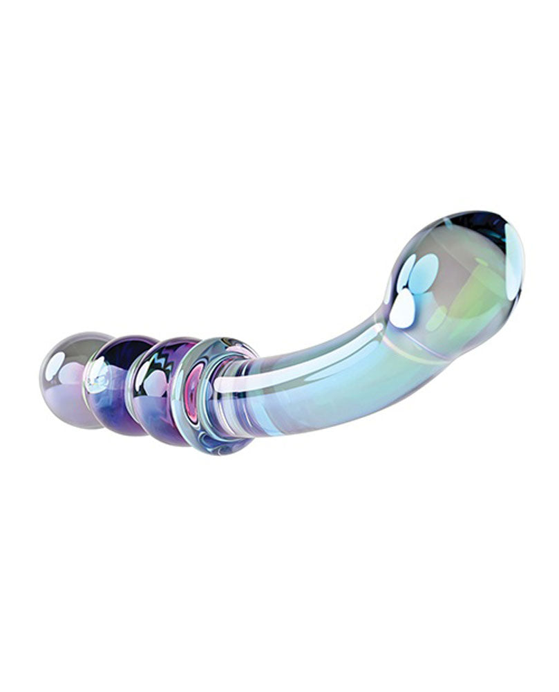 Gender X Lustrous Galaxy Wand – 18.5 cm Double-Ended Glass Massager > Glass > Dildos