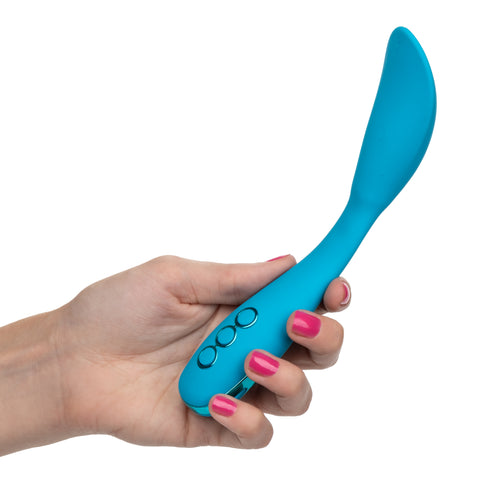 California Dreaming Palm Springs Pleaser Blue Flexible Mini Vibrator Vibrators