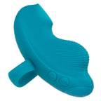 Envy™ Handheld Suction Massager in Teal Blue with 3 Suction Speeds and 7 Vibration Functions > Vibrators > Finger Vibrators