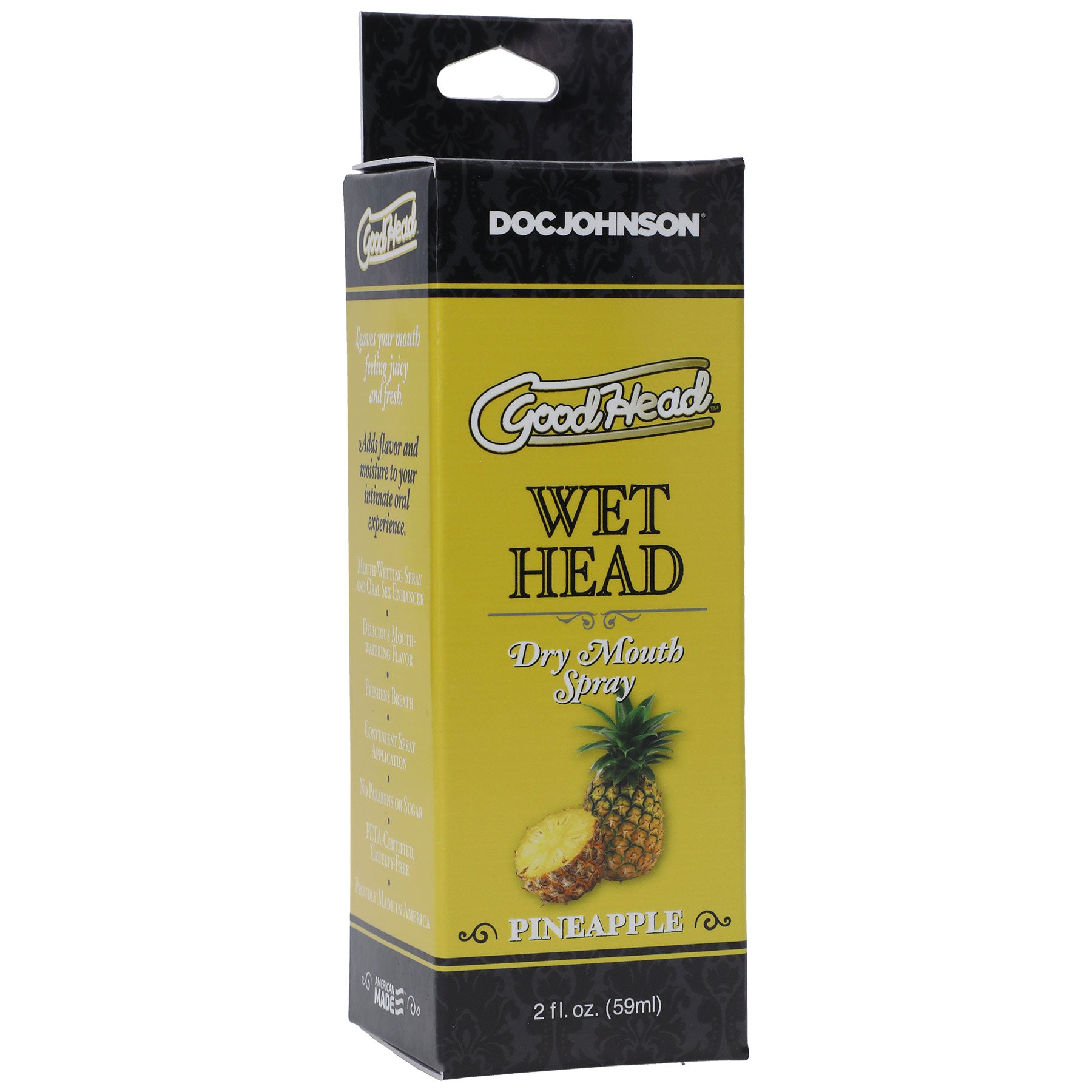 GoodHead Wet Head Pineapple – 59 ml Moisture Spray > Lube > Oral Gels & Sprays