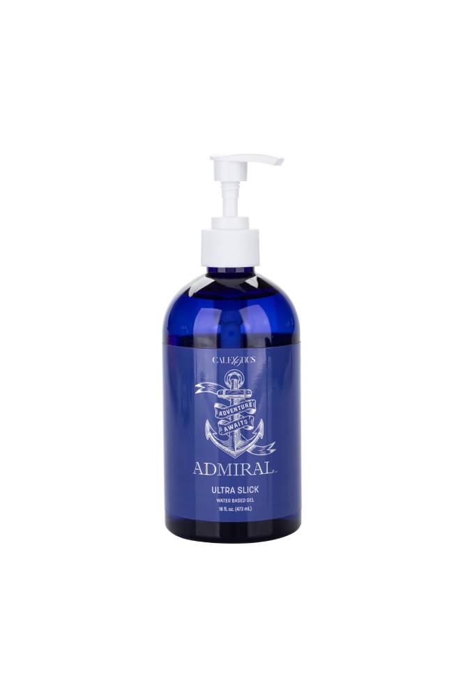 Admiral Ultra Slick Water Based Gel Lubricant 16 fl oz Blue Bottle > Lube > Water Based