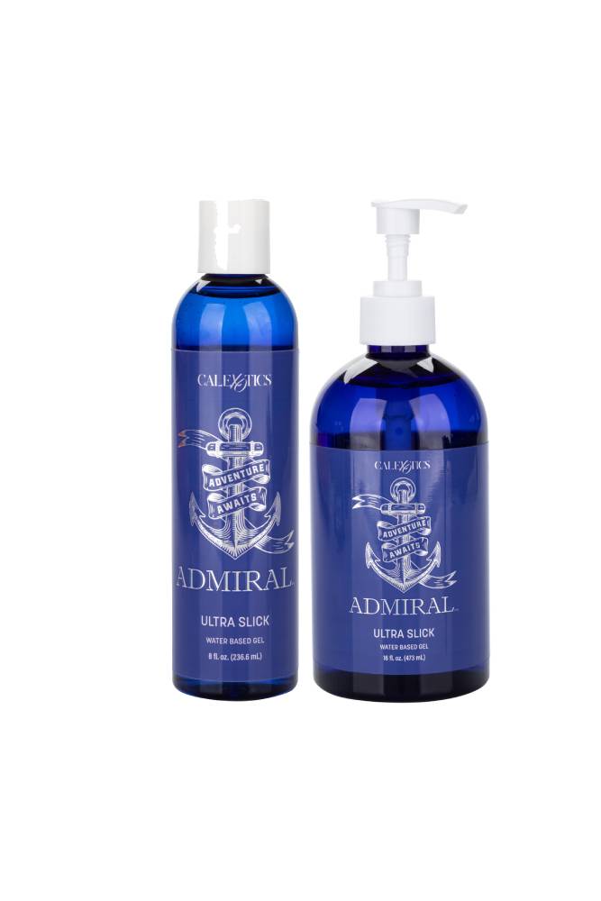 Admiral Ultra Slick Water Based Gel Lubricant 16 fl oz Blue Bottle > Lube > Water Based