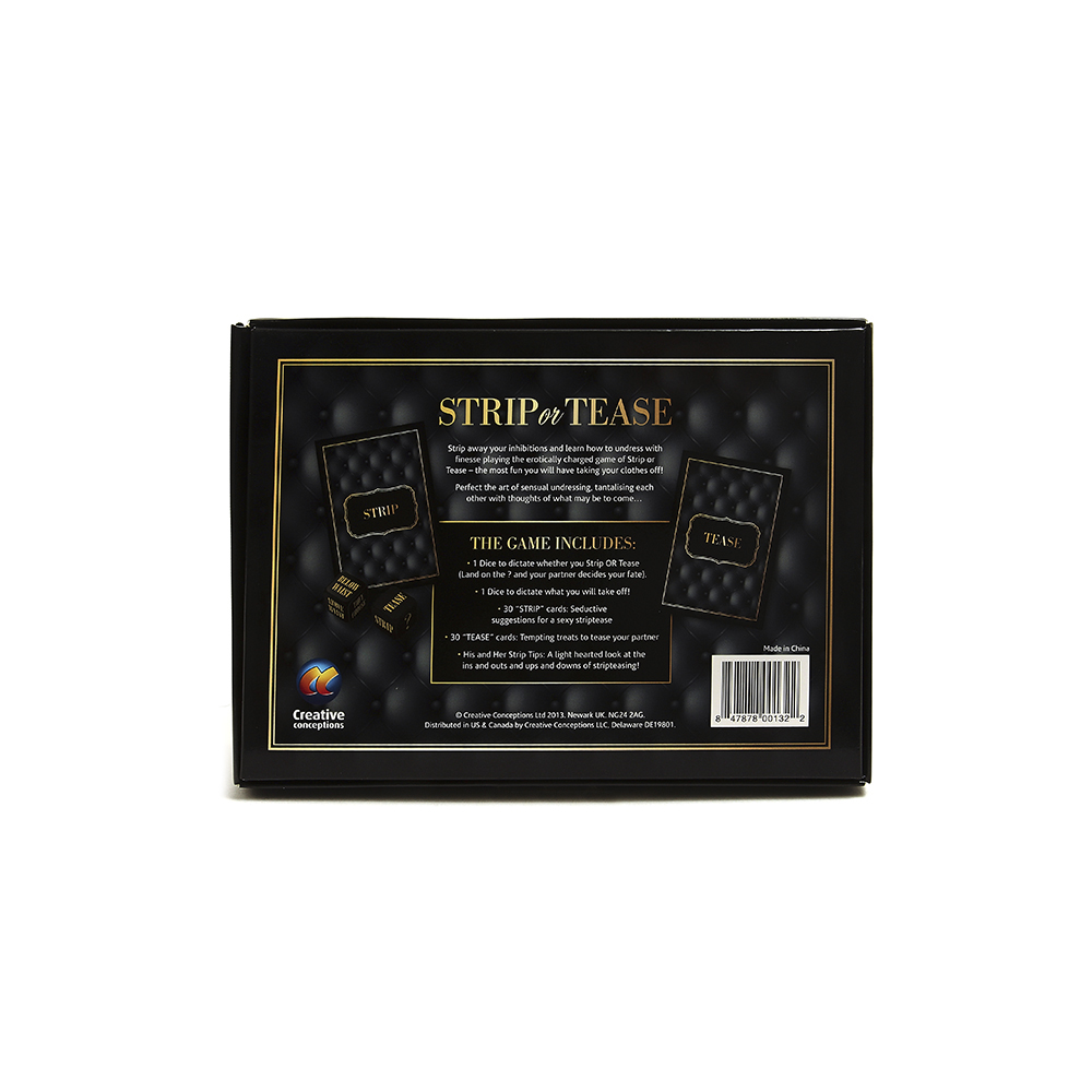 Strip or Tease Game – Adult Party Game > Novelties > Games