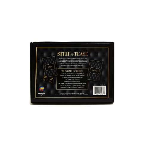 Strip or Tease Game – Adult Party Game > Novelties > Games
