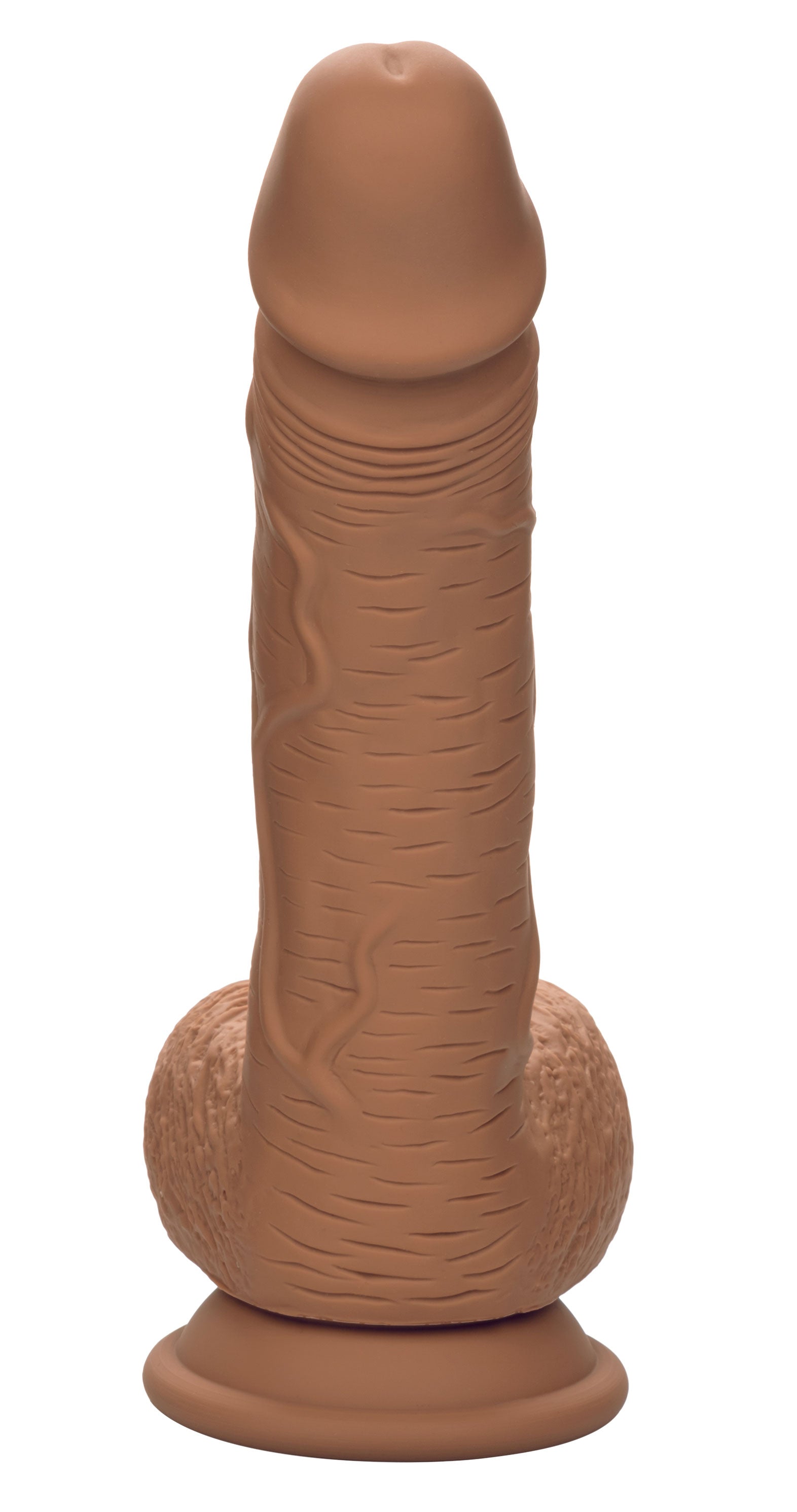 Dual Density Silicone Studs 6.25 Inch Brown Brown > Dildos > Realistic Dildos