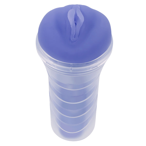 Zero Tolerance Glow in the Dark Purple Vagina Stroker Strokers - Manual