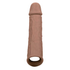 Performance Maxx Life-Like Extension 8 Inch Brown with Built-In Scrotum Strap and Hollow Design > Sex Toys For Men > Penis Sleeves