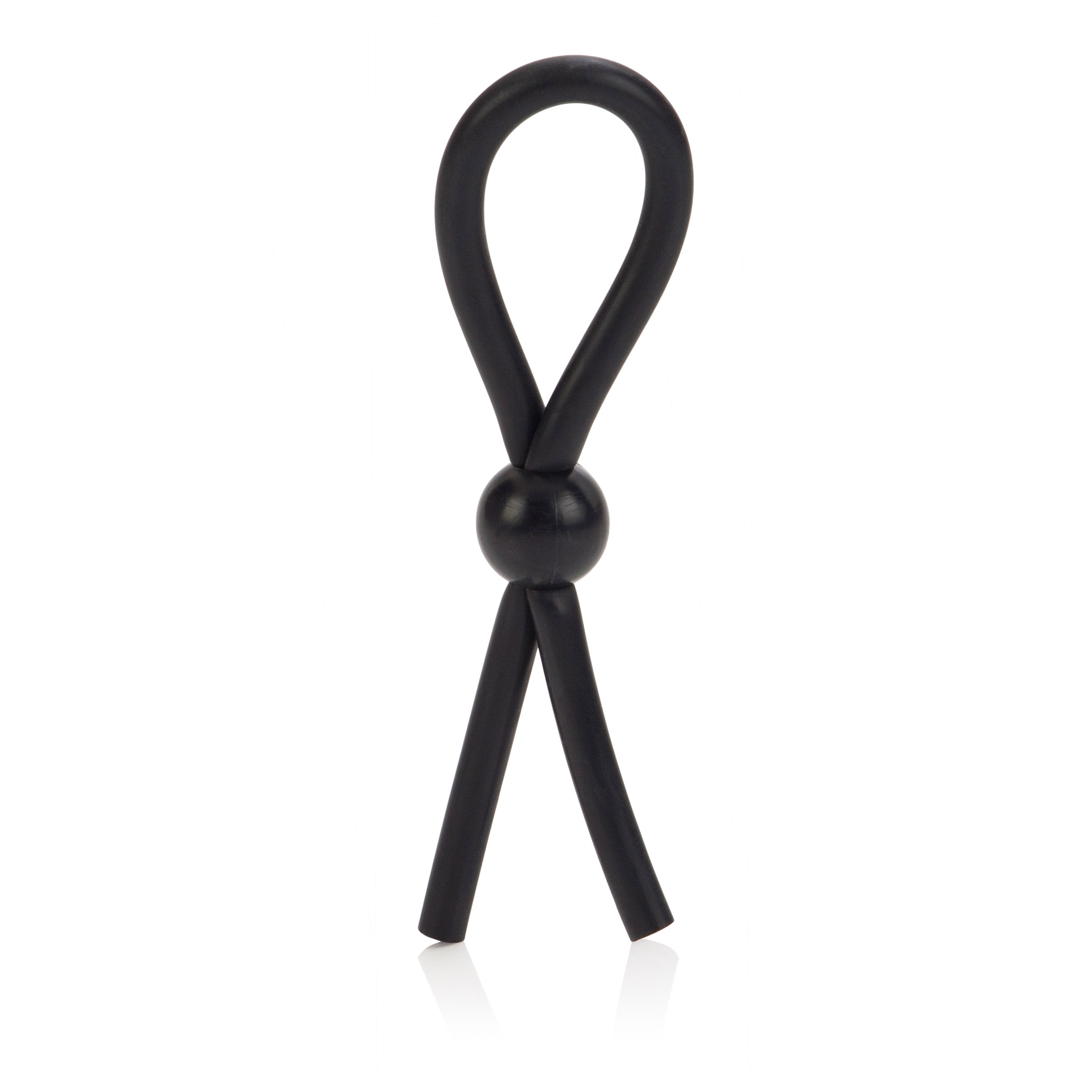 Dr. Joel Erection Enhancing Lasso Black 4.75 Inch Stretchy Adjustable Latex Ring COCK RINGS