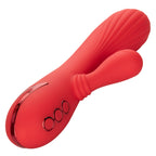 California Dreaming Palisades Passion Red Silicone Heated Massager with Swinging Teaser and Triple Motor Vibrations > Vibrators > Ladies > Rabbit