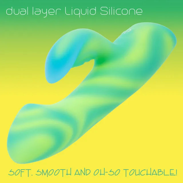 Endless Summer Twilight Tease (Green) – Dual-Motor Massager > Vibrators > Ladies > Rabbit