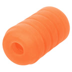Pop Sock Ribbed Reversible Stroker Soft Tight Stretchy Material Orange > Sex Toys For Men > Masturbators Cup