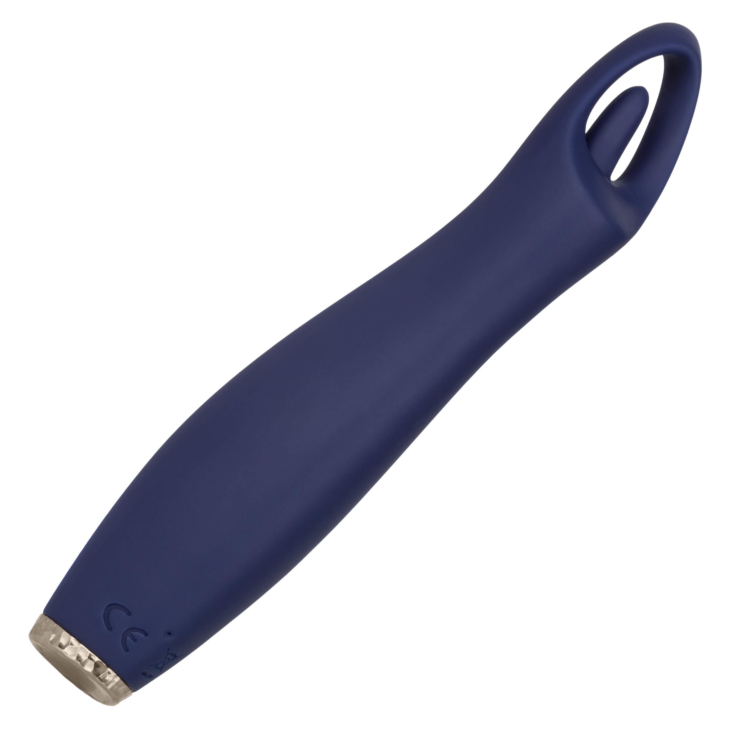Chic Jasmine Navy Blue 6.25 Inch Dual Motor Silicone Vibrator with 10 Speeds and Rechargeable > Vibrators > Standard Vibrators