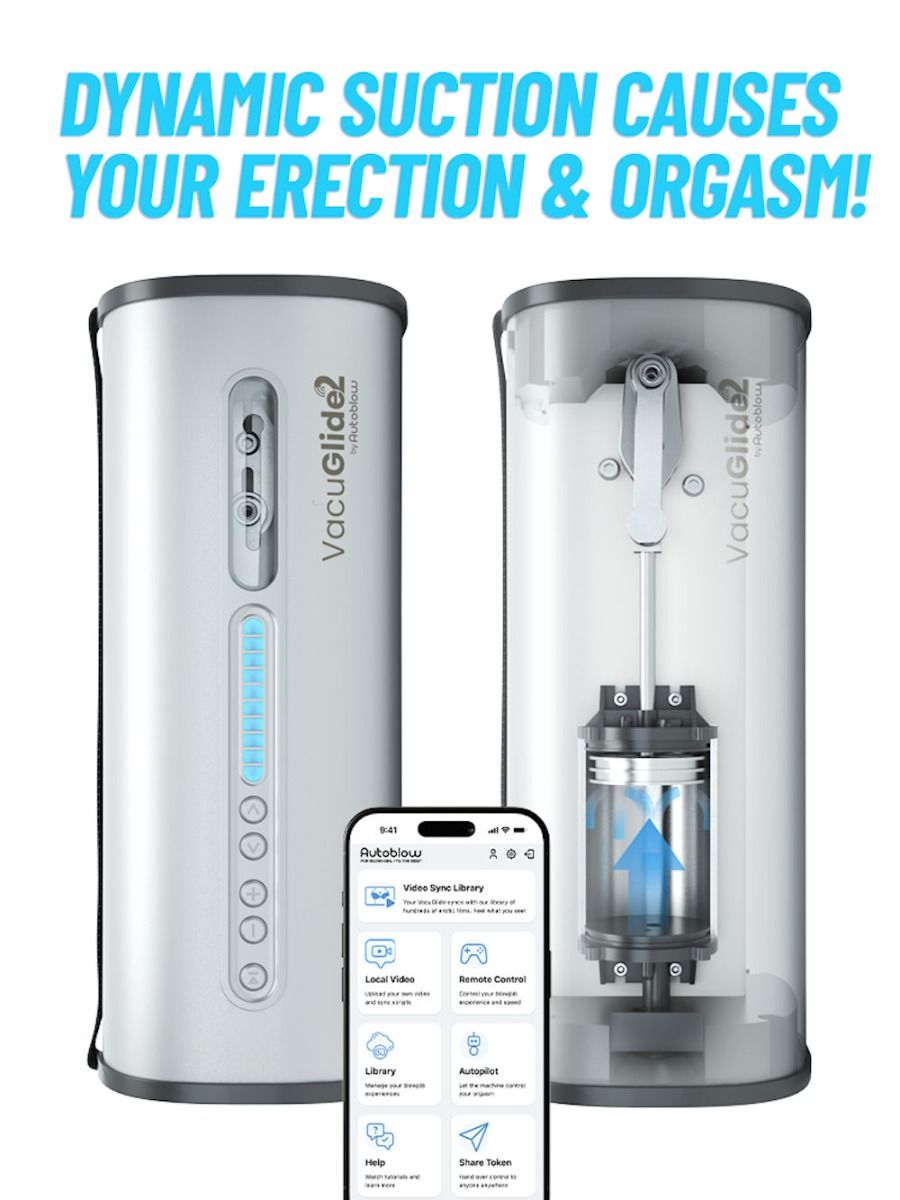 Autoblow VacuGlide 2 – Automatic Suction Masturbator > Sex Toys For Men > Masturbators Premium