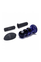 Gläs - 3.5 Rechargeable Remote Controlled Vibrating Beaded Butt Plug - Blue - Stag Shop