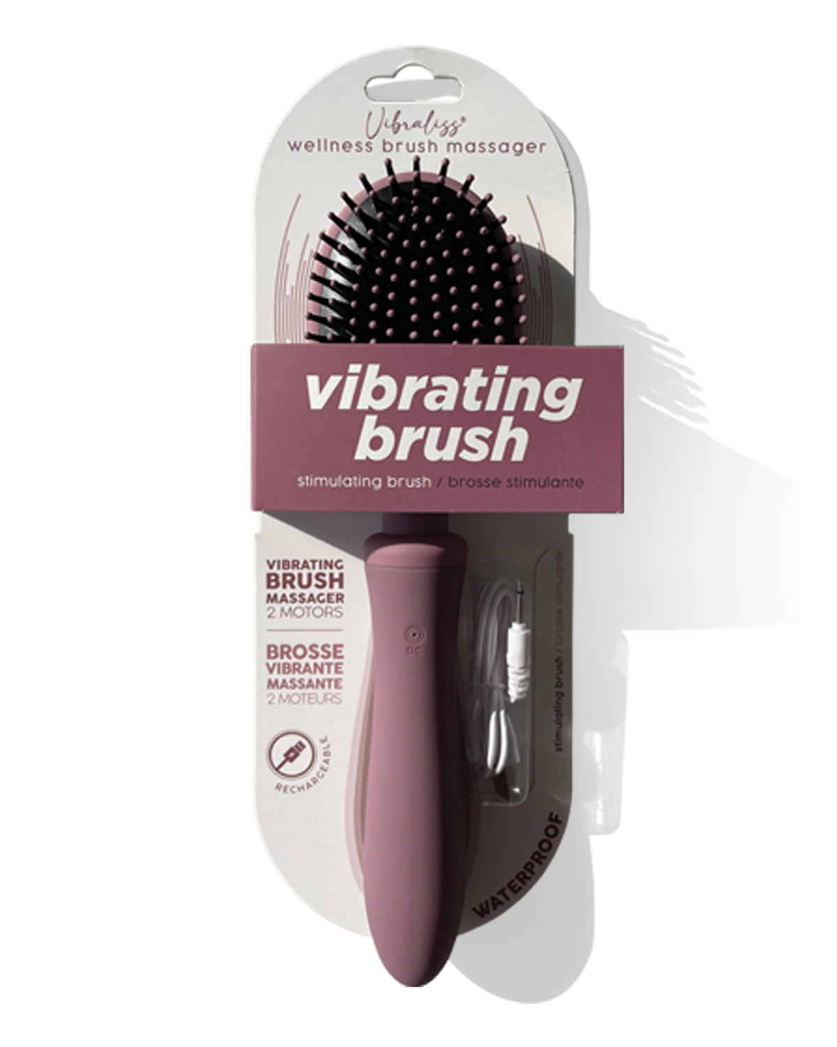 Vibraliss Luxury Vibrating Hairbrush with Dual Motor Design > Essentials > Bath & Body