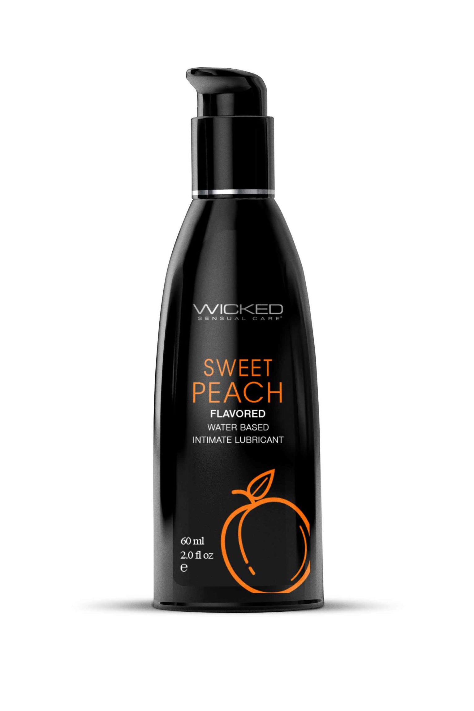 Wicked Aqua Sweet Peach Lubricant 60 ml - Delicious Water Based Formula ... No Colour Selected Flavoured Lube