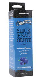 Slick Head Glide – Water-Based Blue Raspberry Flavored Personal Lubricant 4 Oz Blue Raspberry > Lube > Flavoured