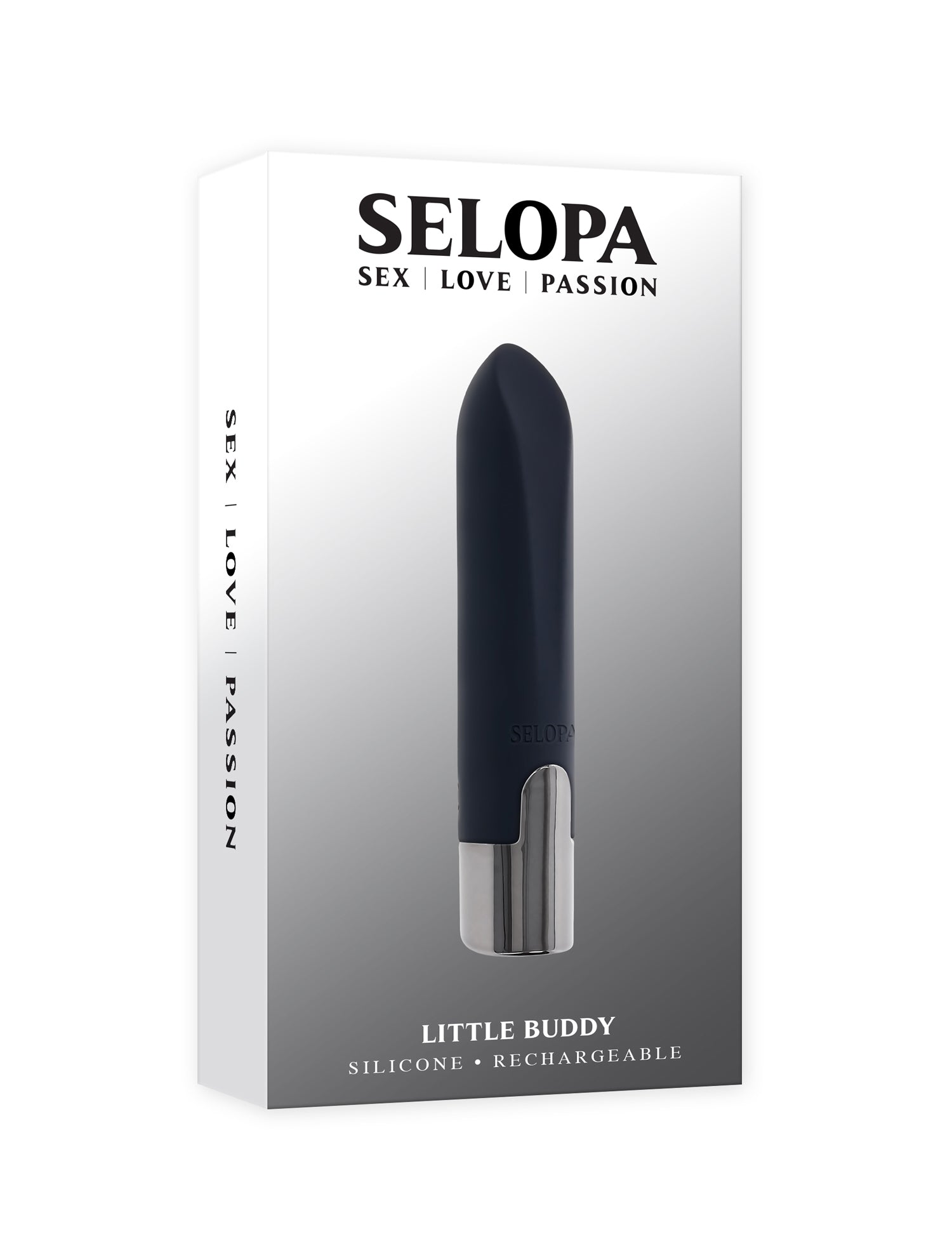 Selopa Little Buddy - Vibrating Bullet 7cm Insertable Size Black > Vibrators > Mini Vibrators