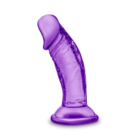 B Yours Purple 4 Inch Small Suction Cup Dildo for Beginners Dildos & Dongs