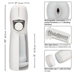 Optimum Power Lifelike Pulsar Stroker White Male Masturbator with Vibration and Suction Functions > Sex Toys For Men > Masturbators > Vibrating