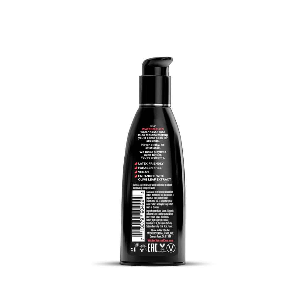 Wicked Aqua Watermelon Water Based Lubricant 120ml