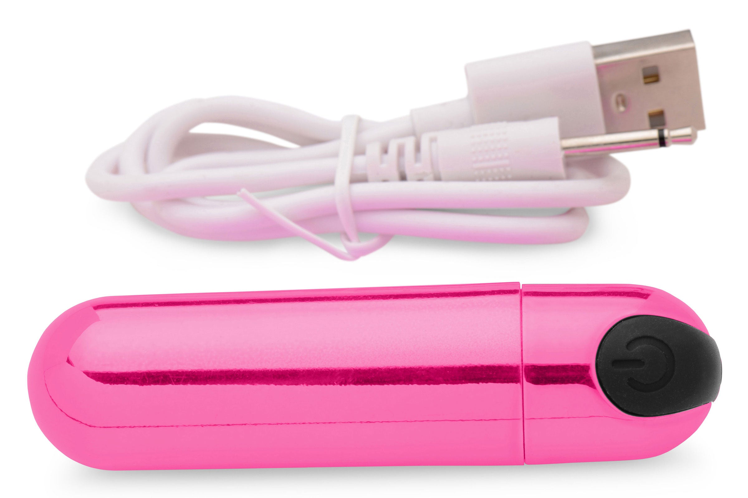Bang! 10X Vibrating Metallic Bullet – USB Rechargeable Bullet Vibrator > Vibrators > Mini Vibrators