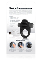 Skooch Charged Rechargeable Vibrating Cock Ring with Textured Silicone Stimulation > Sex Toys > Couples Toys