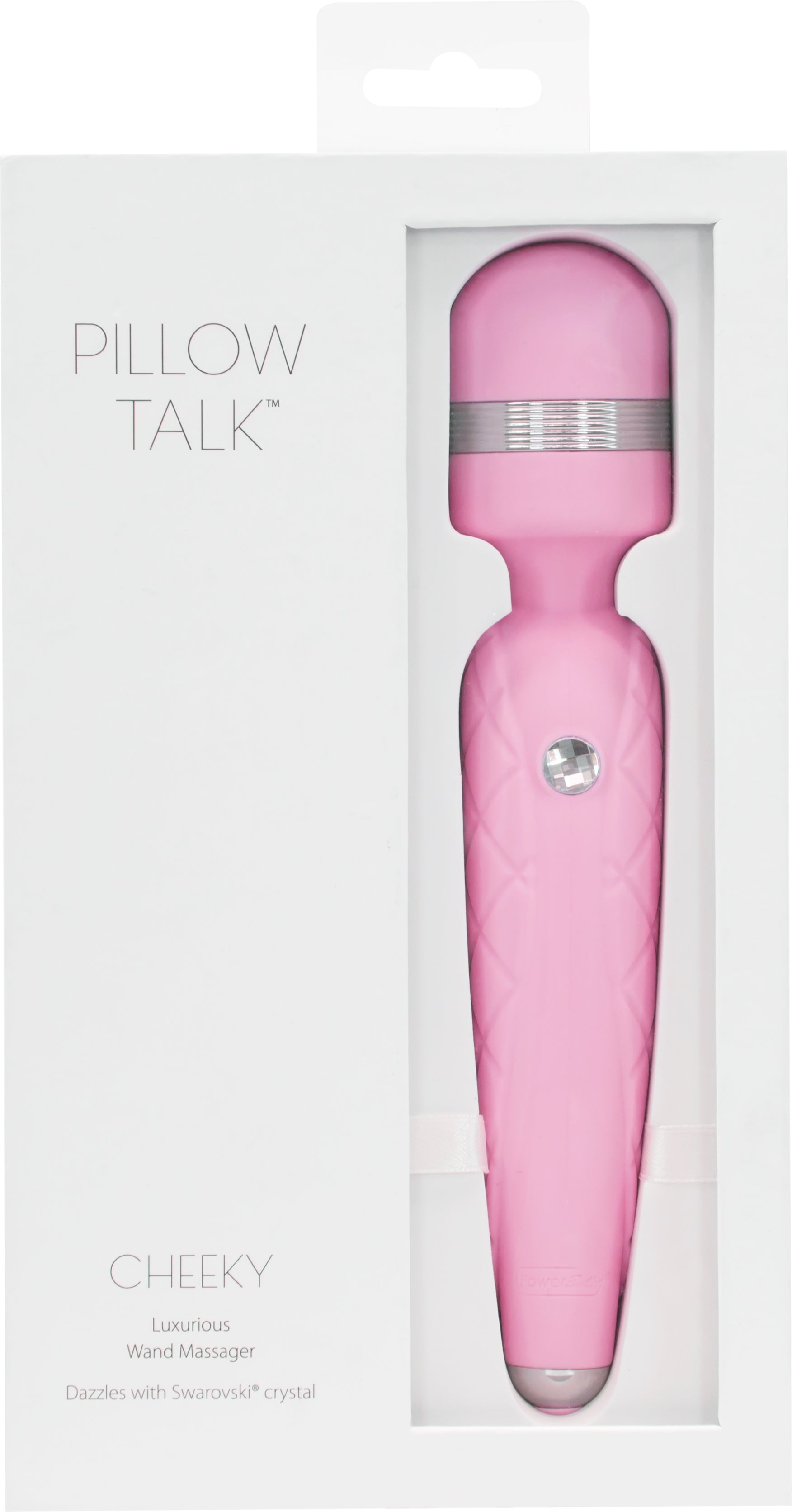 Pillow Talk Cheeky Wand – Luxury Wand Vibrator with Swarovski Crystal > Sex Toys > Massage Wands