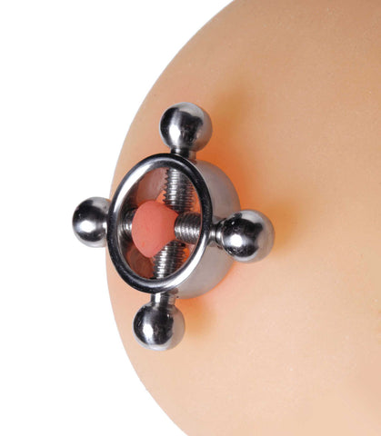 Rings of Fire Stainless Steel Nipple Press Set > Sex Toys > Nipple Clamps