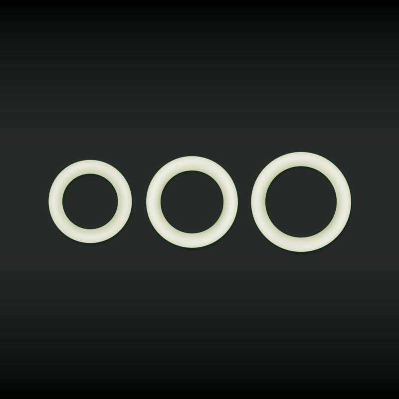 Firefly Halo Glow in Dark Clear Medium Silicone Cock Ring > Cock Ring > Single