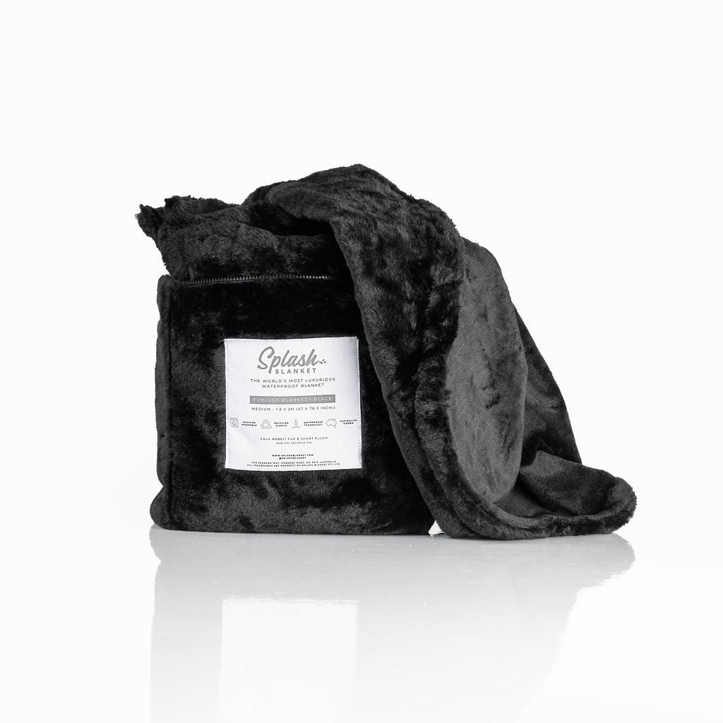 Furlush Splash Waterproof Small Cozy Luxury Blanket – Plush Waterproof Small Blanket Secondary image