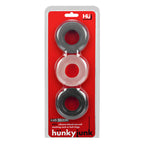 Huj3 C Ring 3 Pack by Hunkyjunk Multi > Cock Ring > Sets