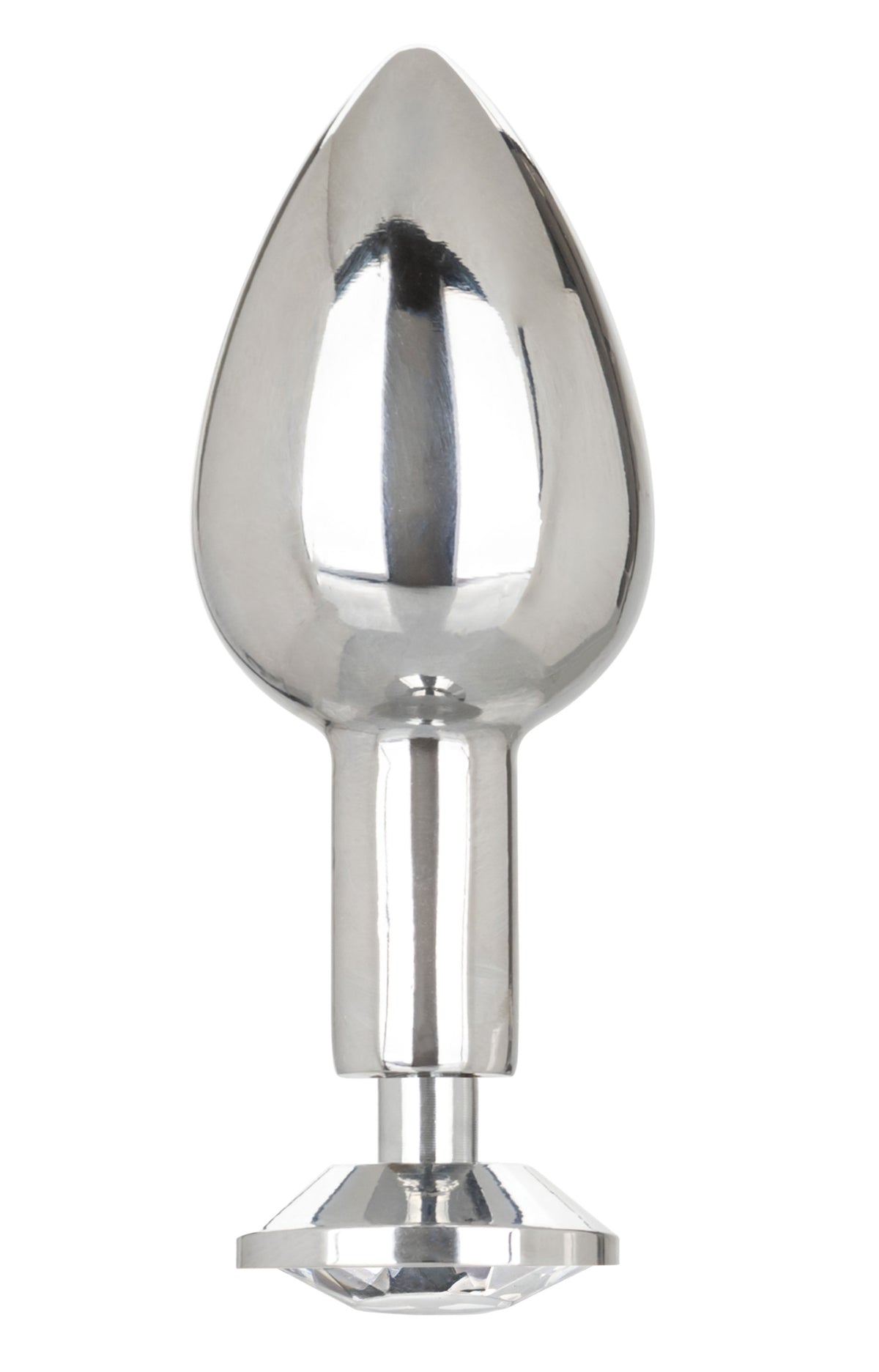 Star Fucker Mini Plug Black Silicone Dual Enhancer with Metal Probe and Sparkling Gem Base > Anal Range > Prostate Plugs