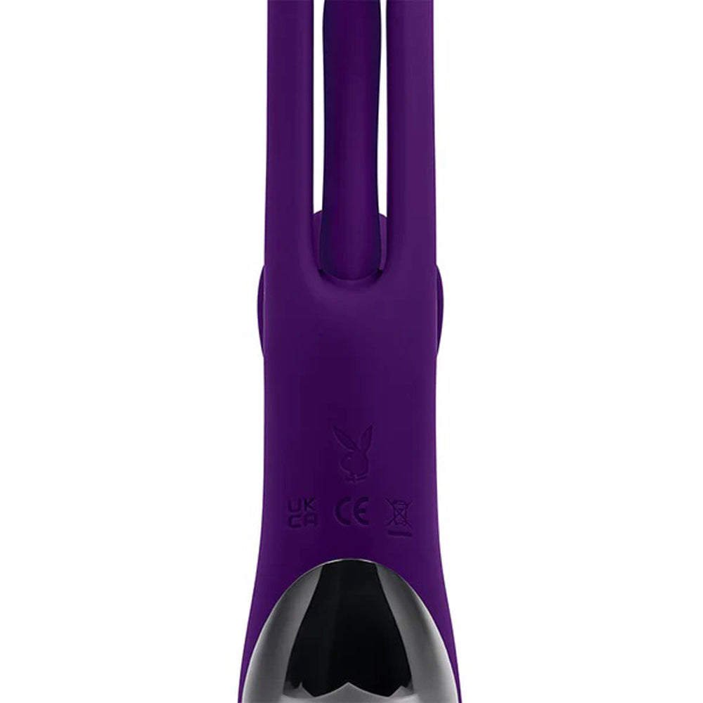 Playboy Pleasure THE THRILL 24.4cm Rabbit Vibrator with 7 Speeds > Vibrators > Ladies > Rabbit