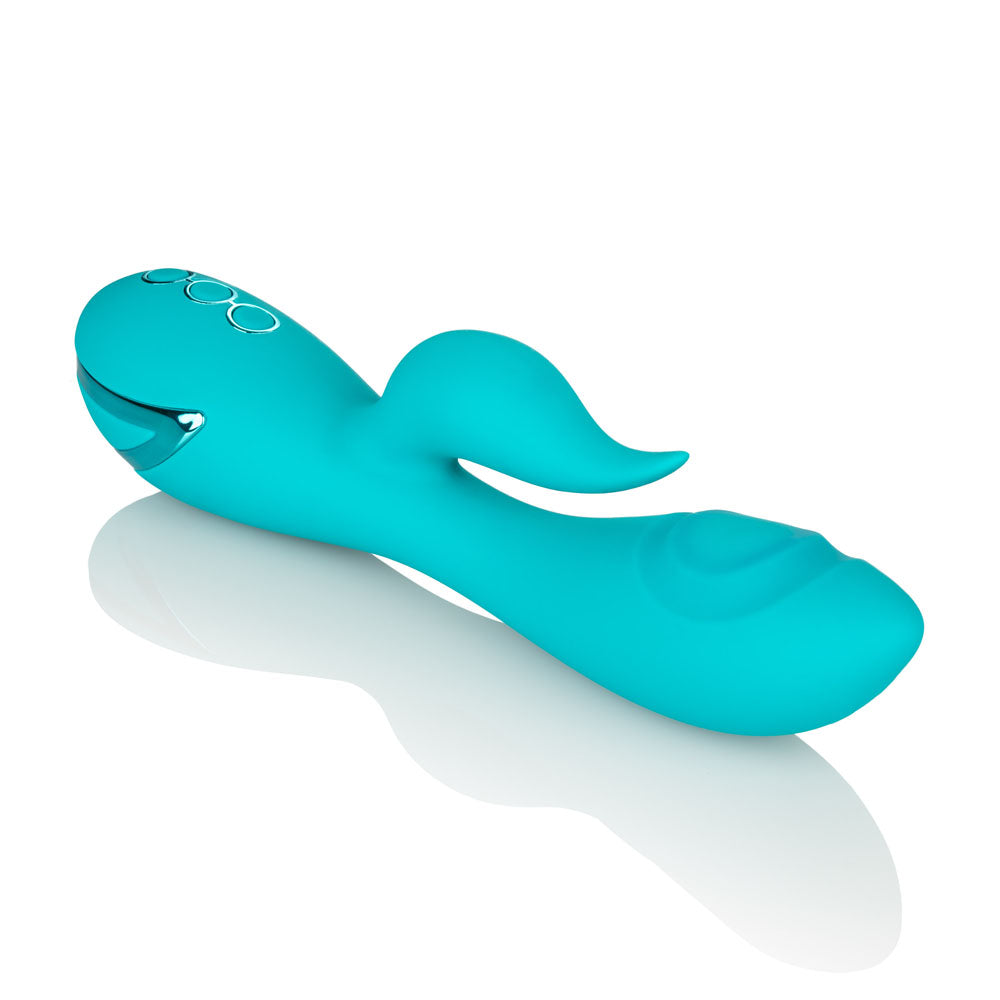 California Dreaming Santa Monica Starlet Teal Massager with 10 Vibration Functions= Secondary image