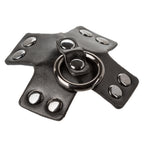 Euphoria Collection Black PU Coated Silicone O-Ring Pasties with Rivet Accents 3 Inch > Clothes > Pasties