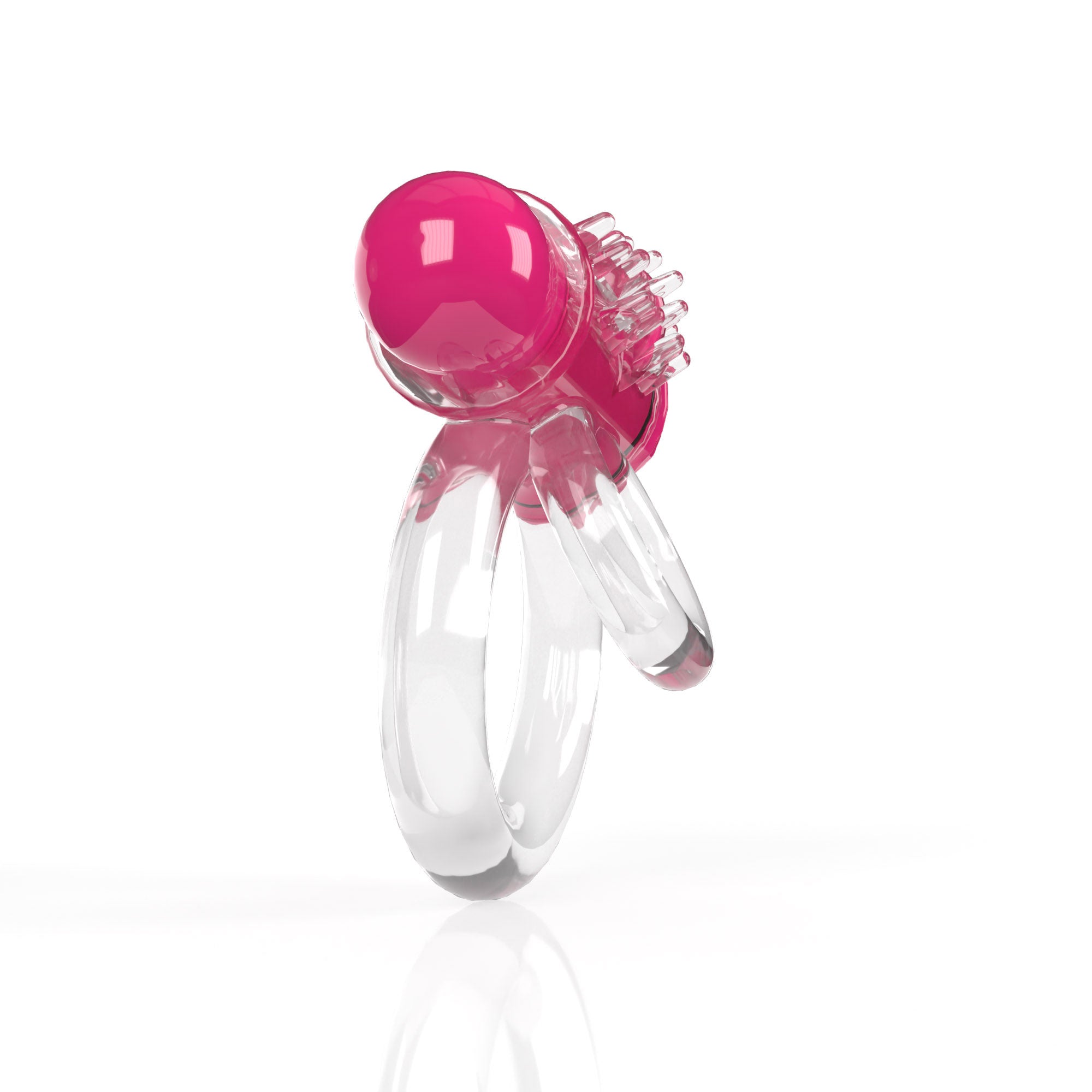 Double O 6 4B Low Pitch Bass (Strawberry) > Cock Ring > Vibrating