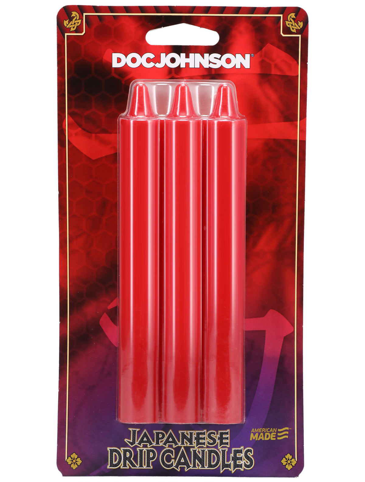 Japanese Drip Candles Red 3-Pack – Skin-Safe Non-Toxic Wax Candles > Candles > Drip