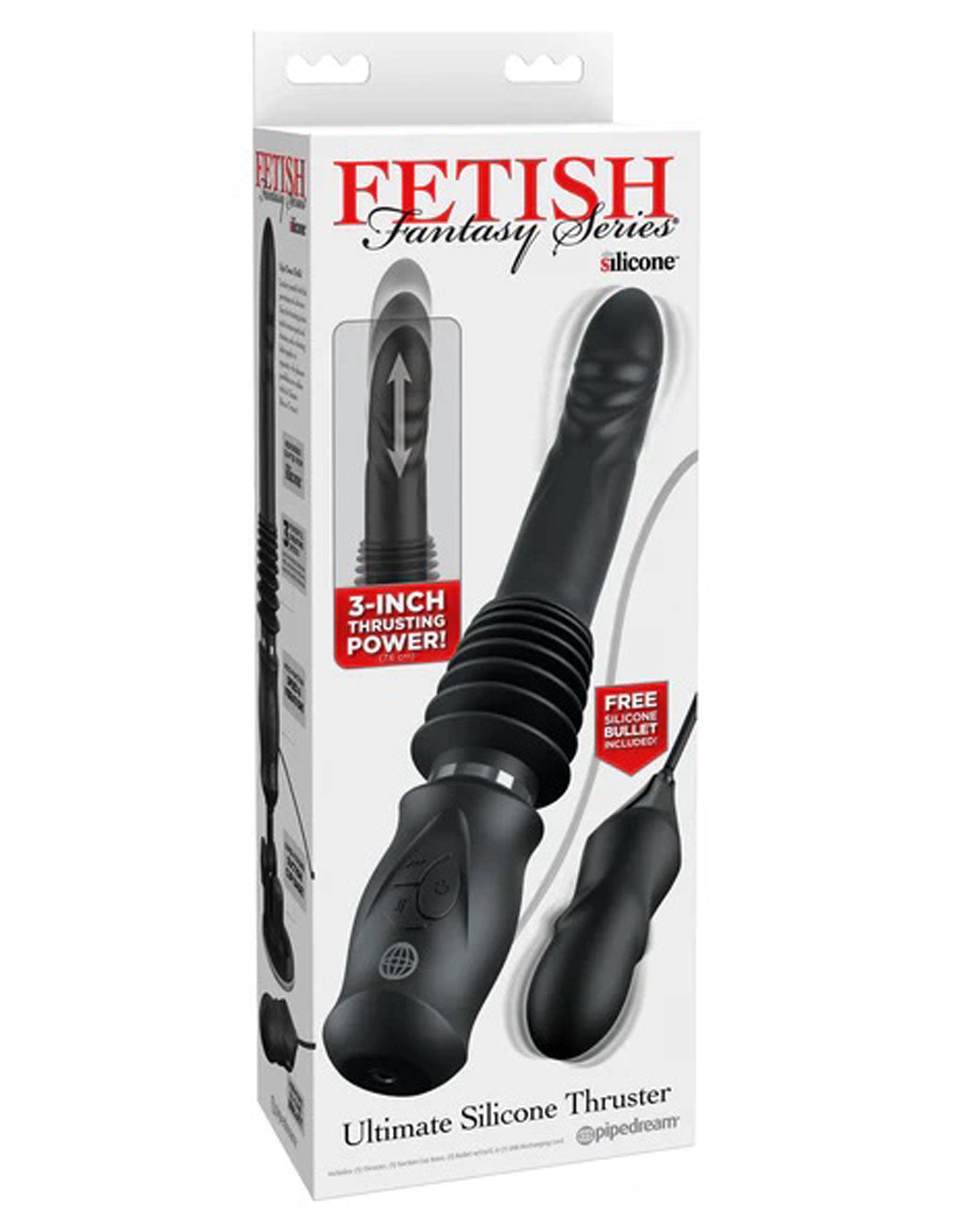 FFS Ultimate Silicone Thruster – Rechargeable Thrusting Vibrator Black > Dildos > Thrusting Dildos