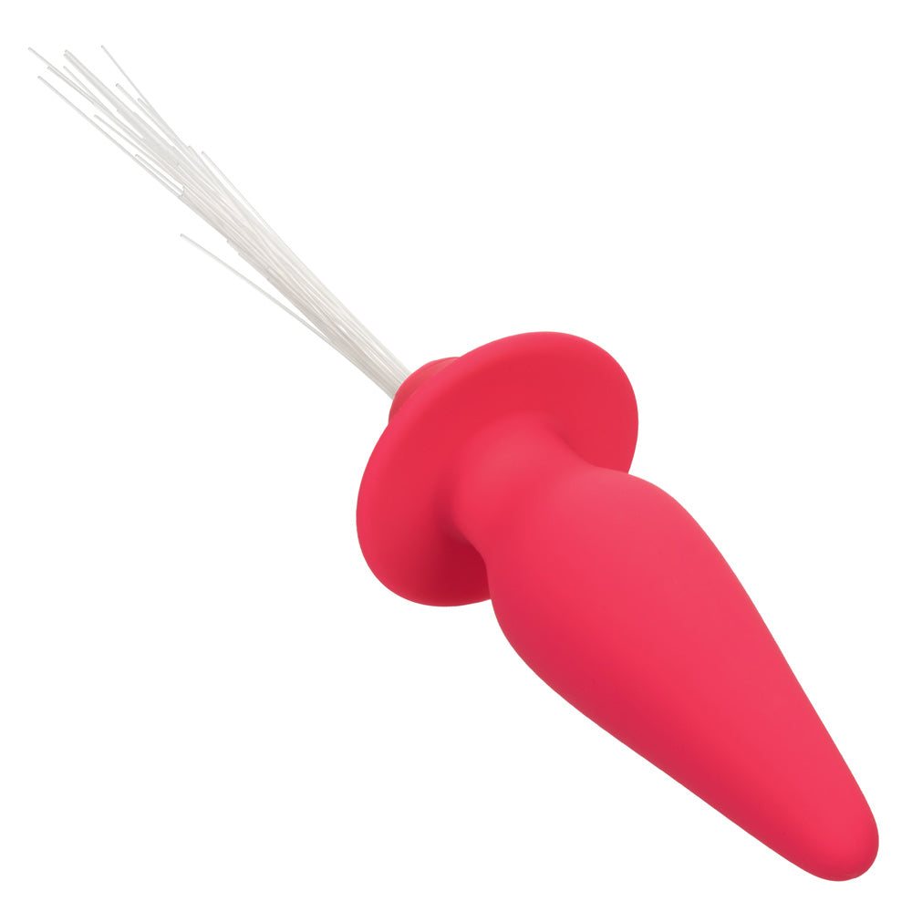 Southern Lights Vibrating Light Up Butt Plug - Pink