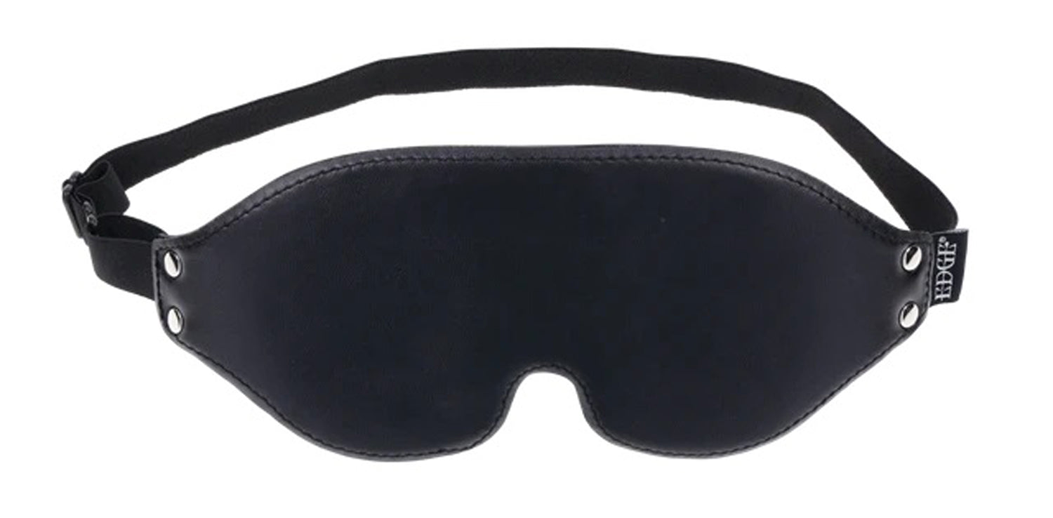 Edge Lights Out Blindfold Eyemask Restraint – Faux Leather Sensory Play Accessory > Bondage Gear > Blindfolds