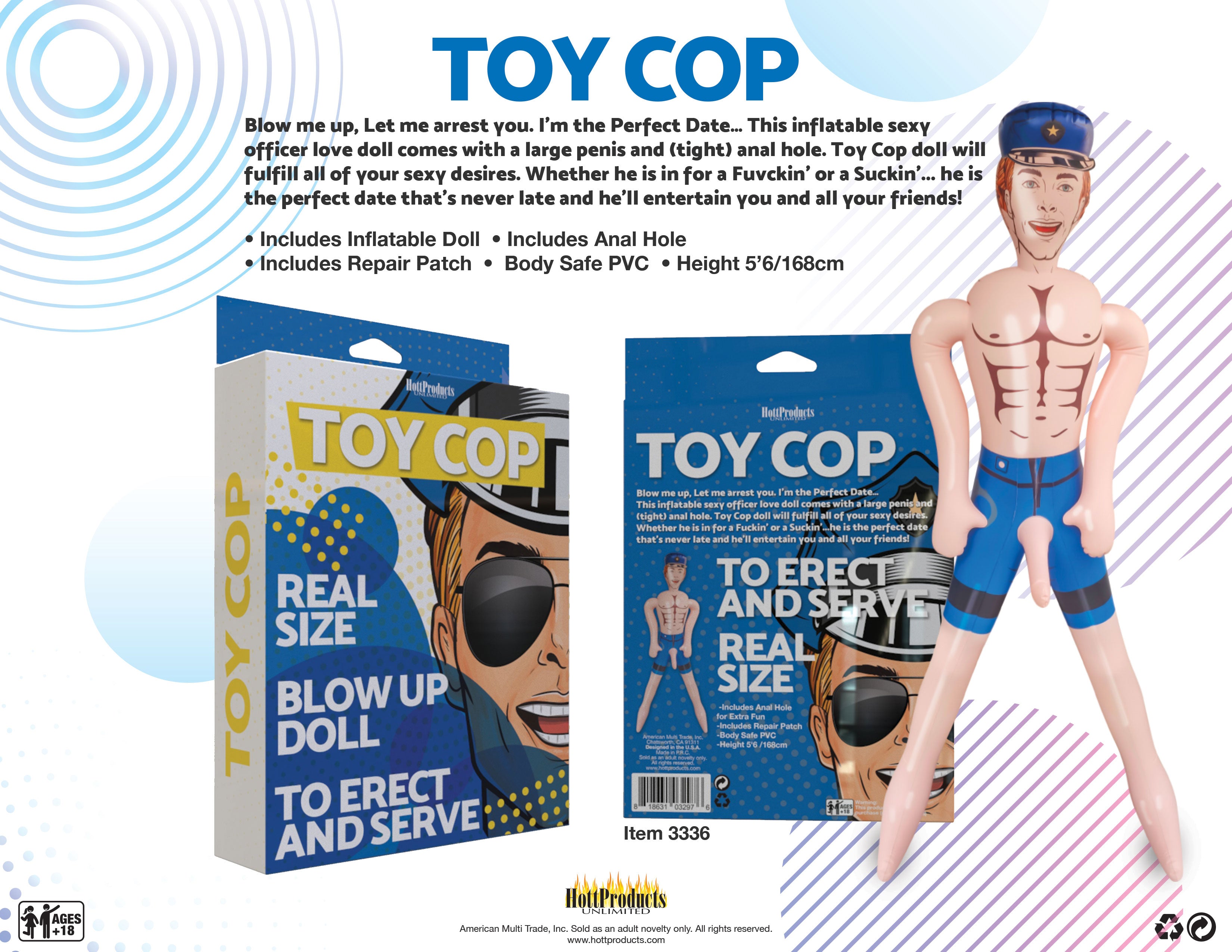Top Cop Inflatable Doll > Sex Toys > Sex Dolls > Novelty Inflatables
