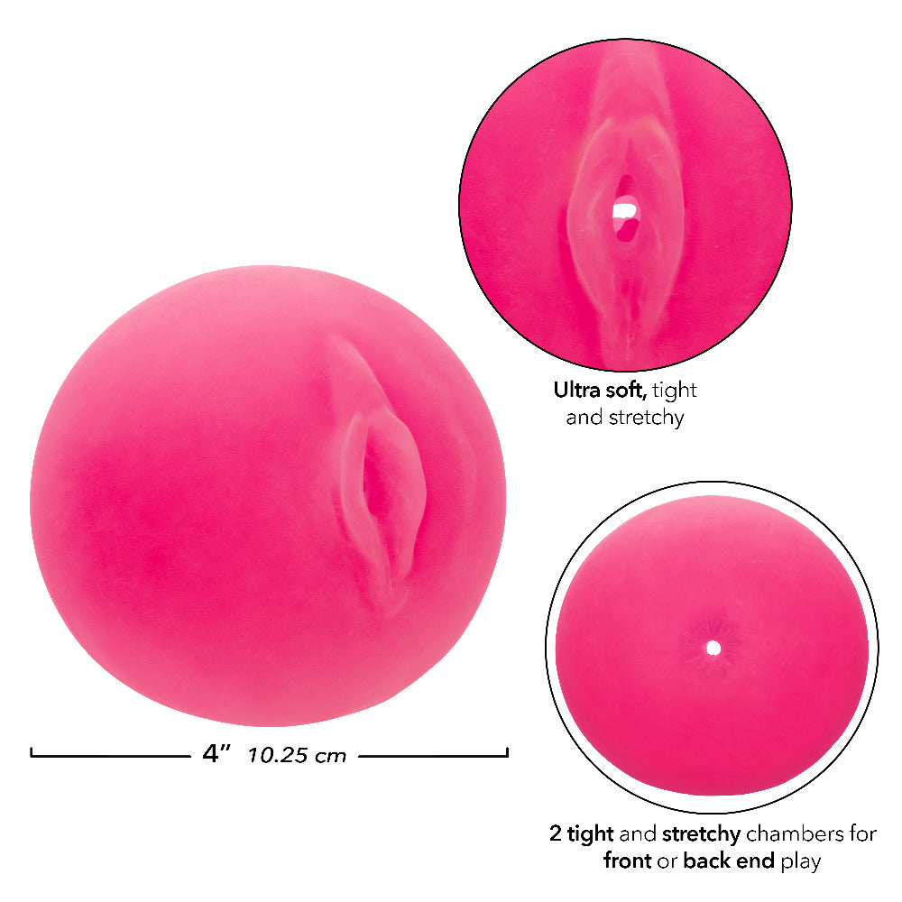 Pop Sock Pussy/Ass Pink Dual-Entry Ultra Soft Life-Like Masturbator Pink > Sex Toys For Men > Masturbators Cup