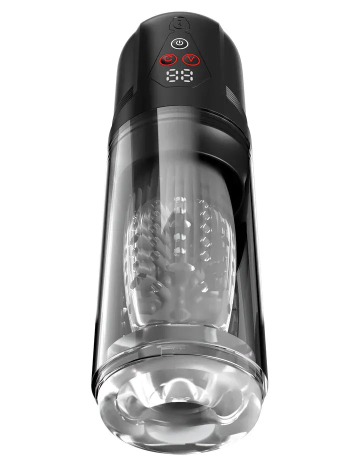 Pdx Elite Mega Bator Pro – Premium Spinning Stroker > Sex Toys For Men > Masturbators > Vibrating