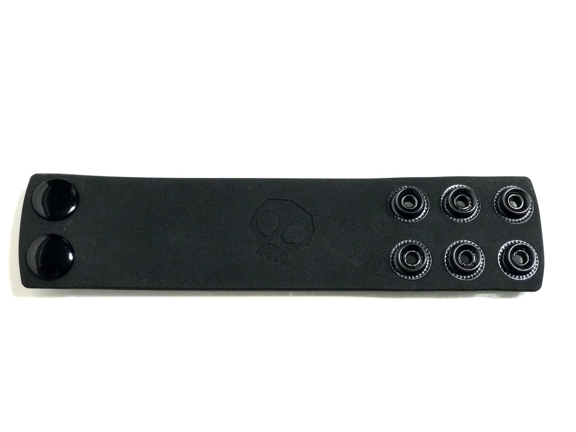 Boneyard Silicone Ball Strap 1.5 Inch with 3 Snap Closure in Black > Cock Ring > Adjustable