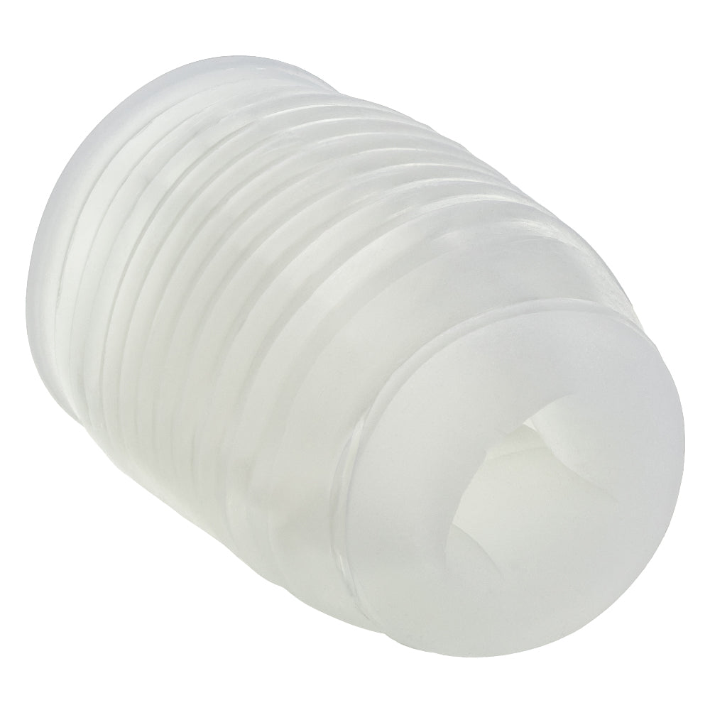 Pop Sock Ribbed Clear Soft Tight Stretchy Reversible Masturbator Sleeve > Sex Toys For Men > Masturbators Cup