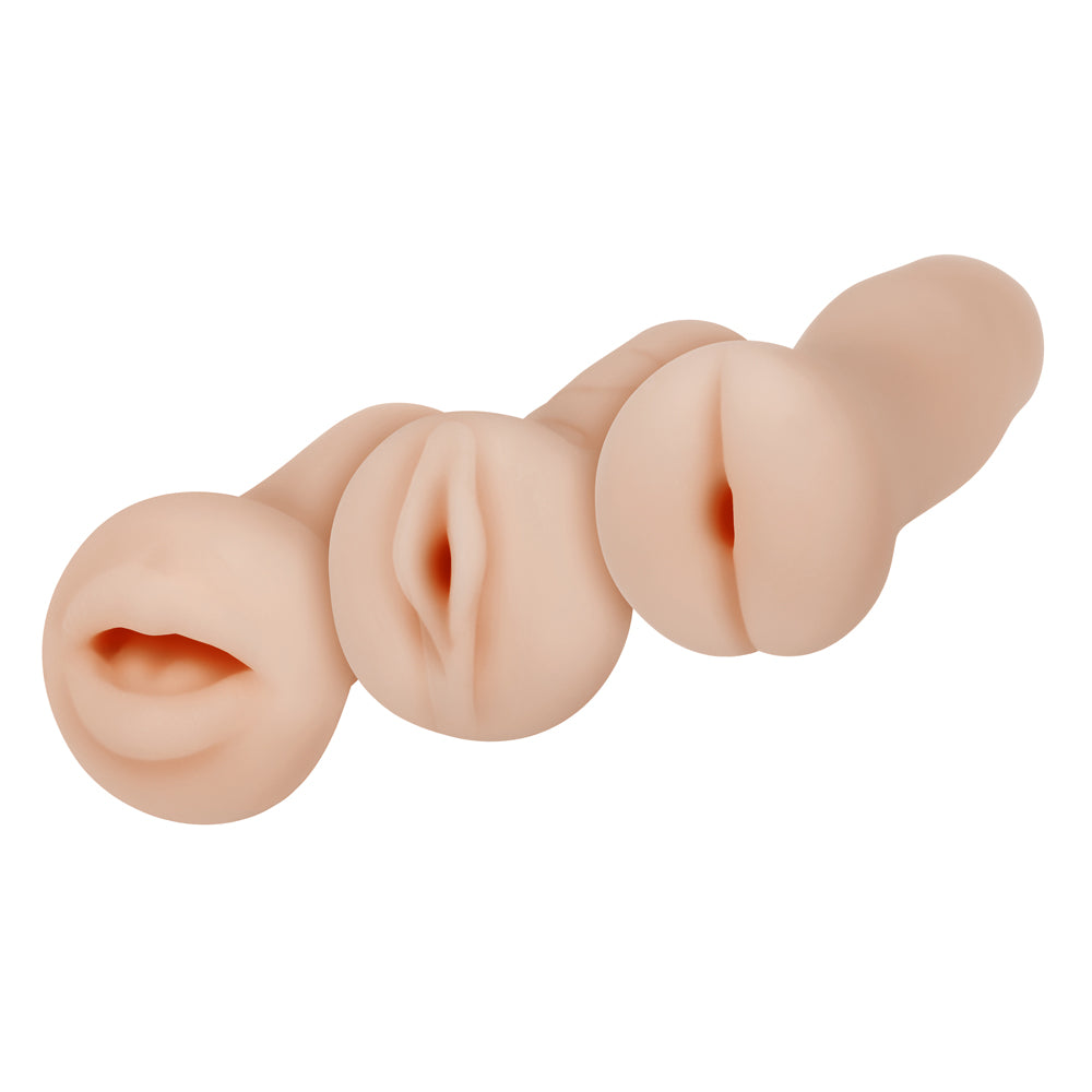 Selopa Party Pack Light 3 Life-Like Strokers - Realistic Textured Stroker Set > Sex Toys For Men > Masturbators > Manual