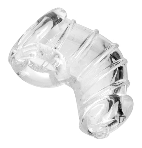 Master Series Detained Soft Body Chastity Cage Clear Cages