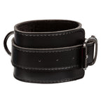 Euphoria Collection Black Hog Tie with Adjustable Velvet and Vegan Leather Cuffs, 9 to 10 Inch Circumference Black > Bondage Gear > Restraints