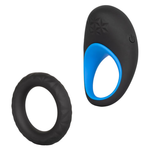 Link Up Max Dual Vibrating Ring (Black and Blue) – Ultra-Soft Silicone Support Ring > Sex Toys > Couples Toys